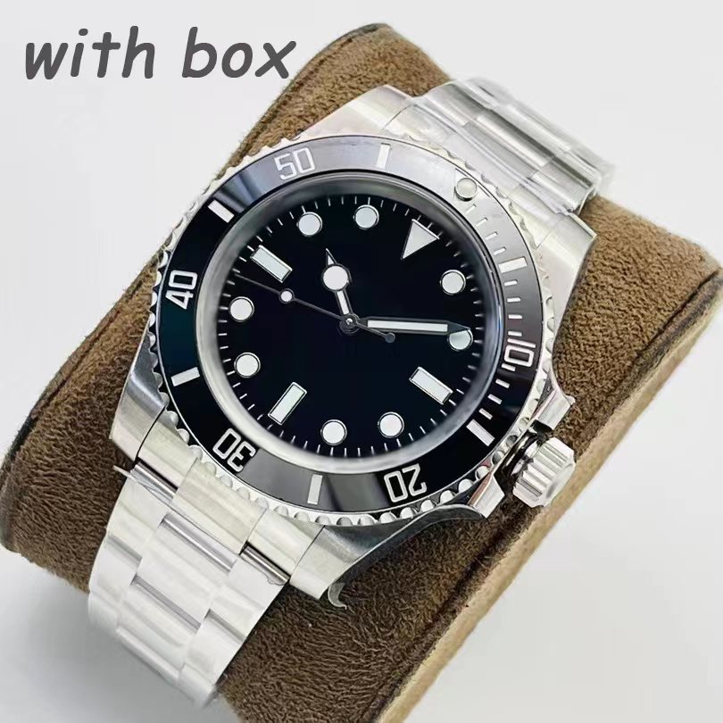 Image of High quality Men Watch 41mm Automatic Mechanical Movement Watches Full Stainless Steel sliding clasp Blue Black Ceramic Sapphire WristWatche