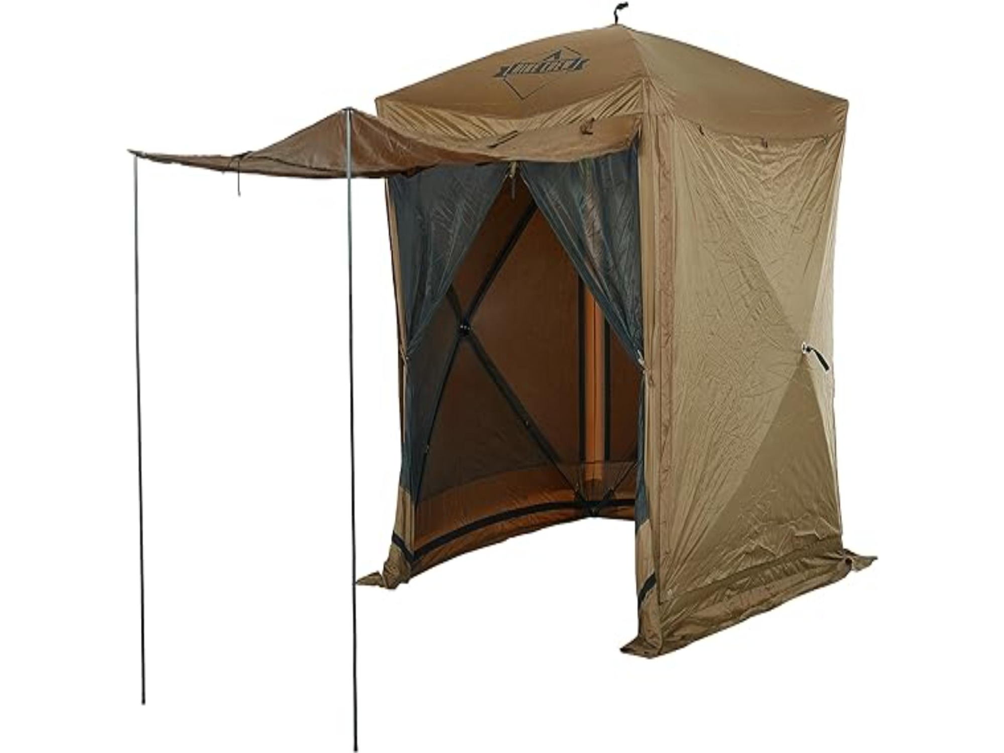 Image of Hike Crew 6 x 6 Pop Up Gazebo 4-Sided Outdoor Tent Canopy Brown ID 843812179614