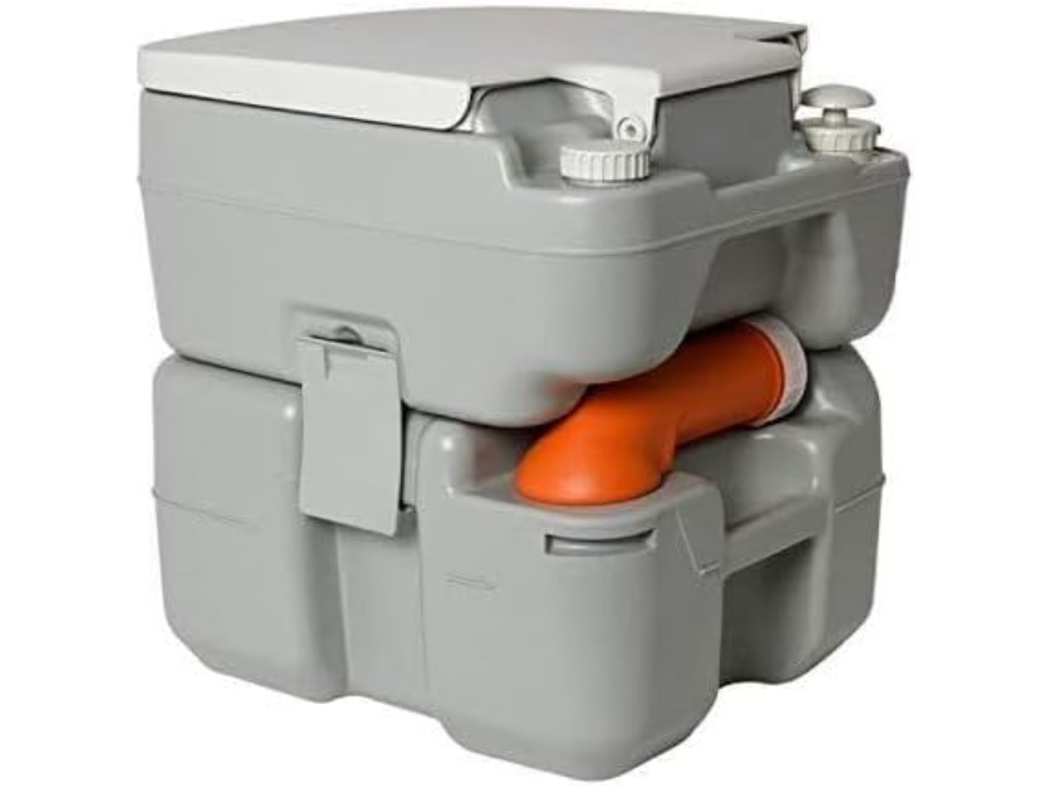Image of Hike Crew Outdoor Portable Toilet Camping and Travel 53 Gallon (20L) Grey ID 843812101899