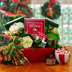 Image of Holiday Greetings Gift Basket
