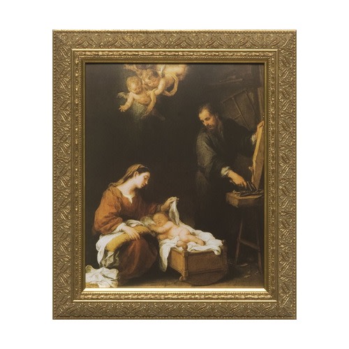 Image of Holy Family by Murillo with Gold Frame