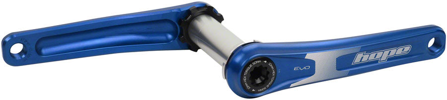 Image of Hope Evo Crankset - 170mm Direct Mount 30mm Spindle For 135/142/141/148mm Rear Spacing Blue