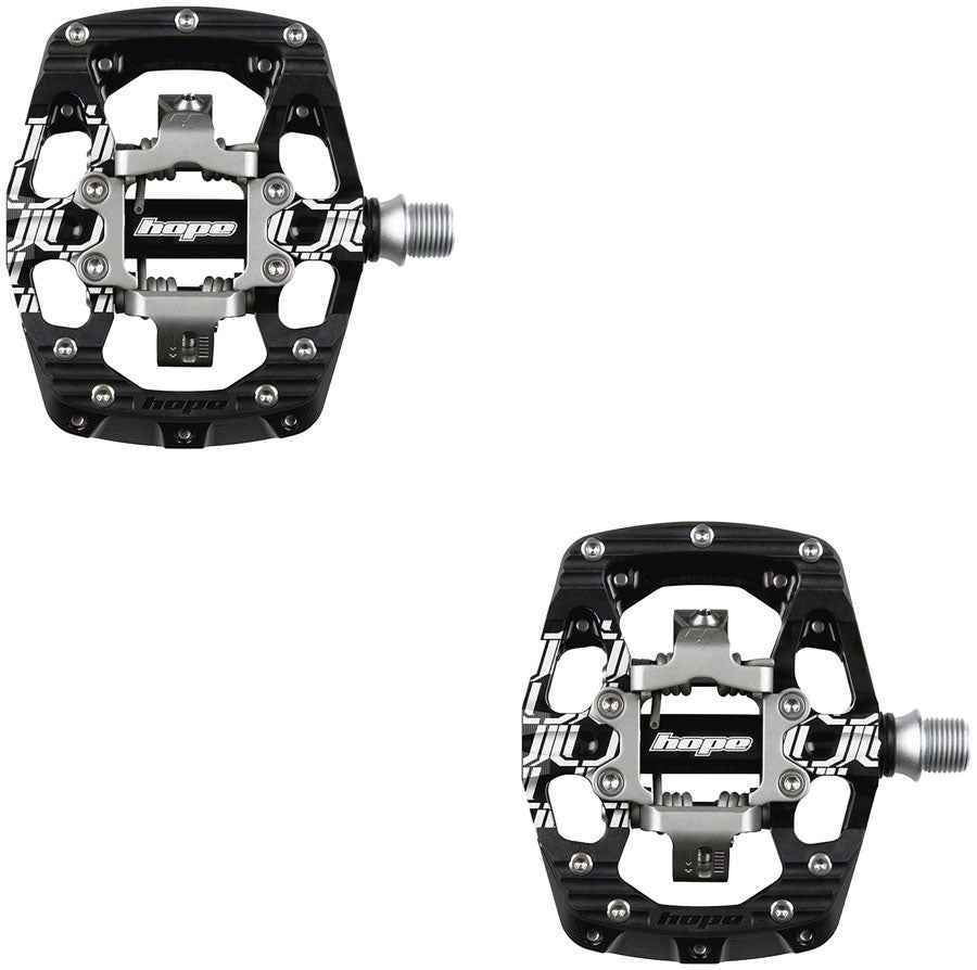Image of Hope GC Union Clip Pedal - Dual Sided Clipless with Platform 9/16" Black