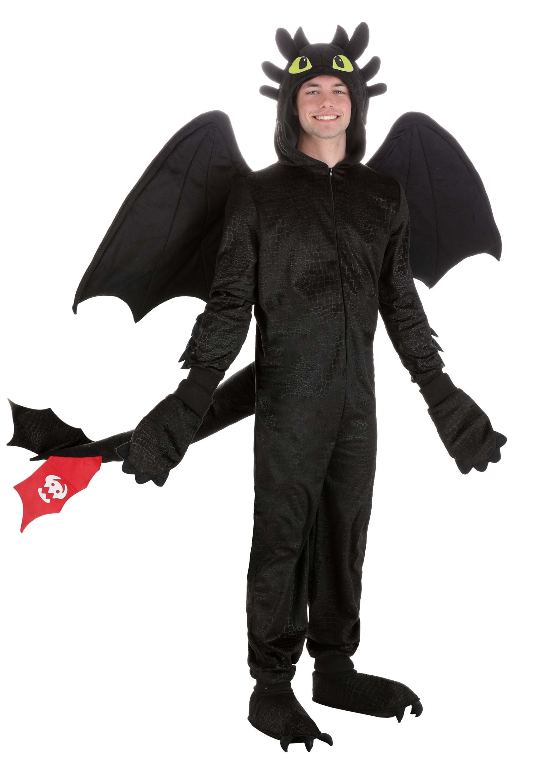 Image of How to Train Your Dragon Adult Toothless Costume | Movie Costumes ID FUN4618AD-L
