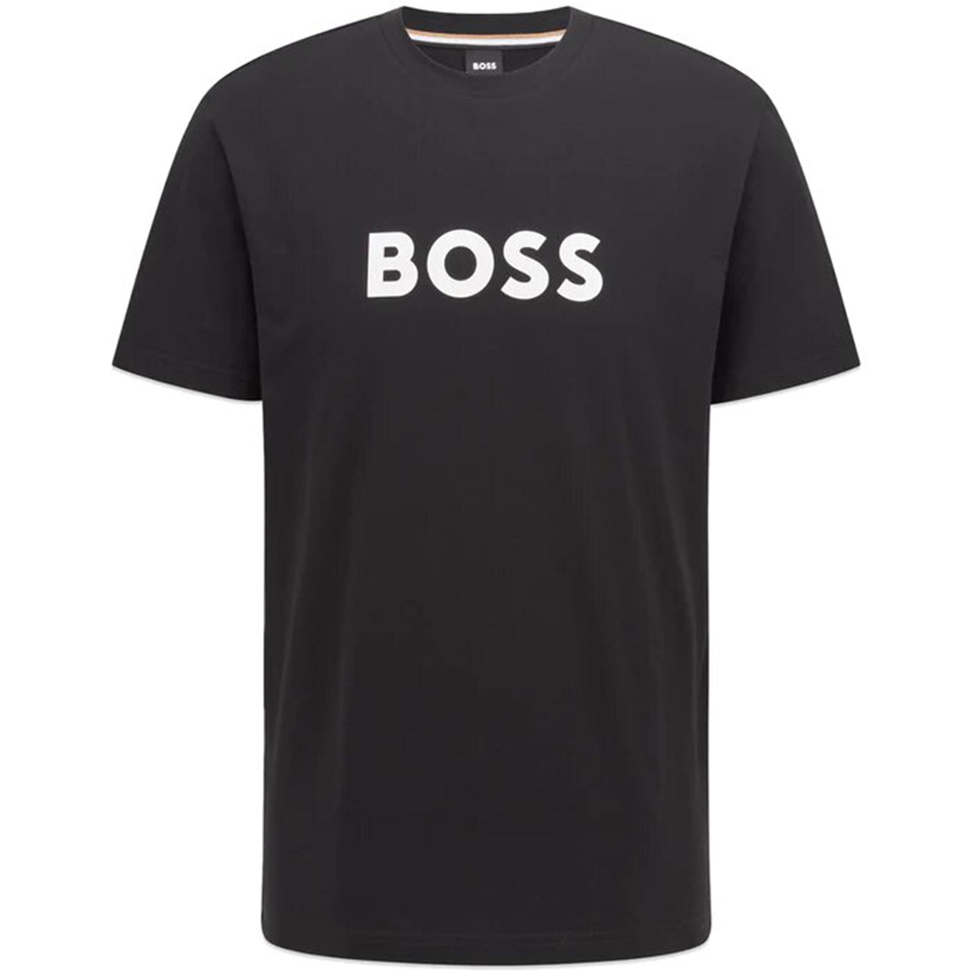 Image of Hugo Boss Mens Logo T-shirt Black L