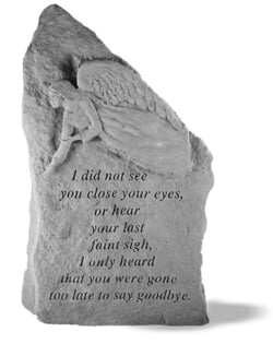 Image of I did not see you Small Memorial Garden Totem