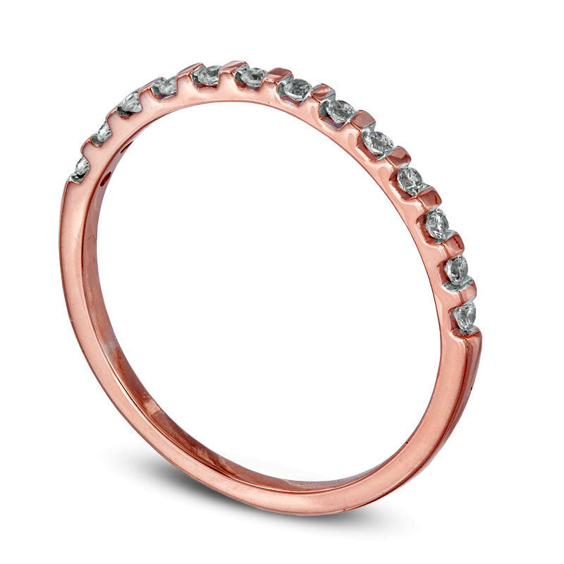 Image of ID 1 013 CT TW Natural Diamond Anniversary Band in Solid 10K Rose Gold