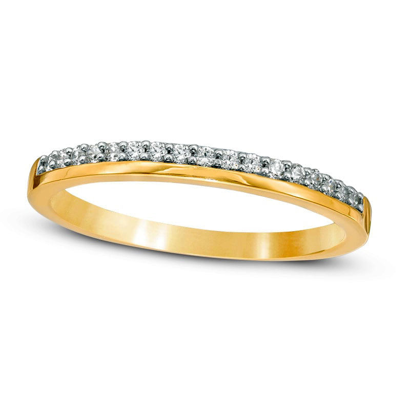 Image of ID 1 013 CT TW Natural Diamond Wedding Band in Solid 10K Yellow Gold