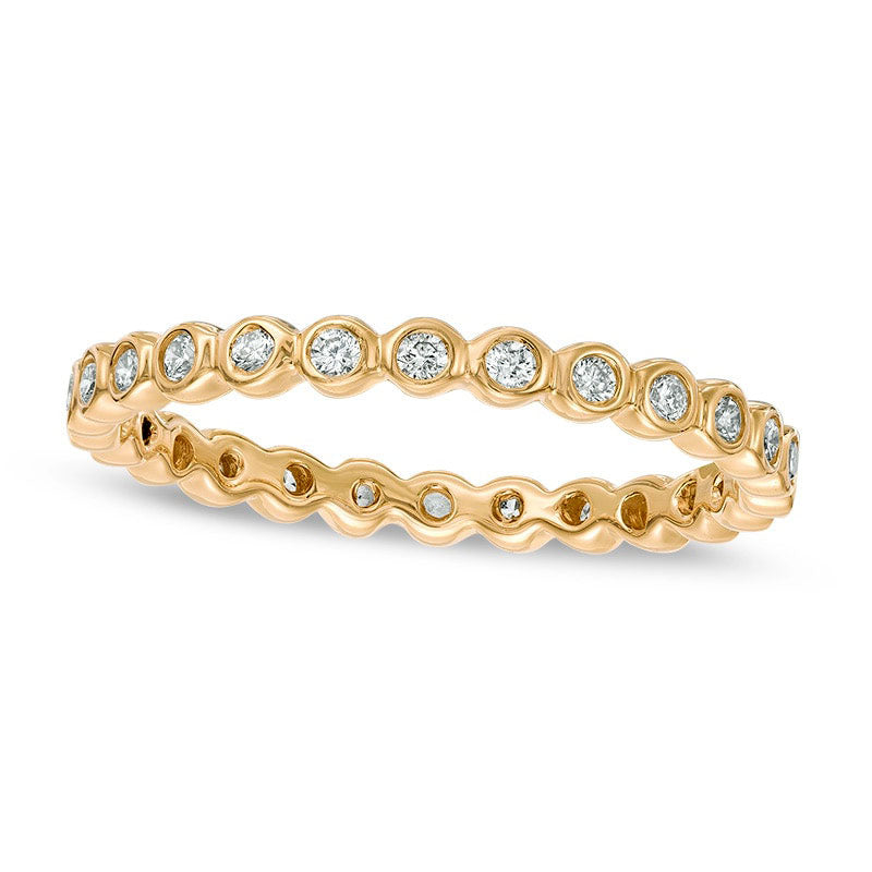 Image of ID 1 033 CT TW Natural Diamond Eternity Band in Solid 14K Gold