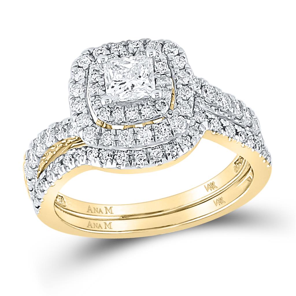 Image of ID 1 1 CT-Diamond 3/8CT-CPR BRIDAL SET CERTIFIED