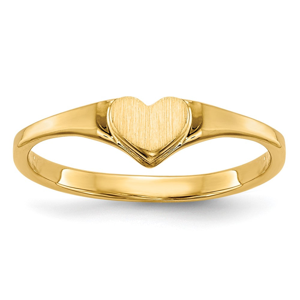 Image of ID 1 10K Yellow Gold Children's Heart Ring