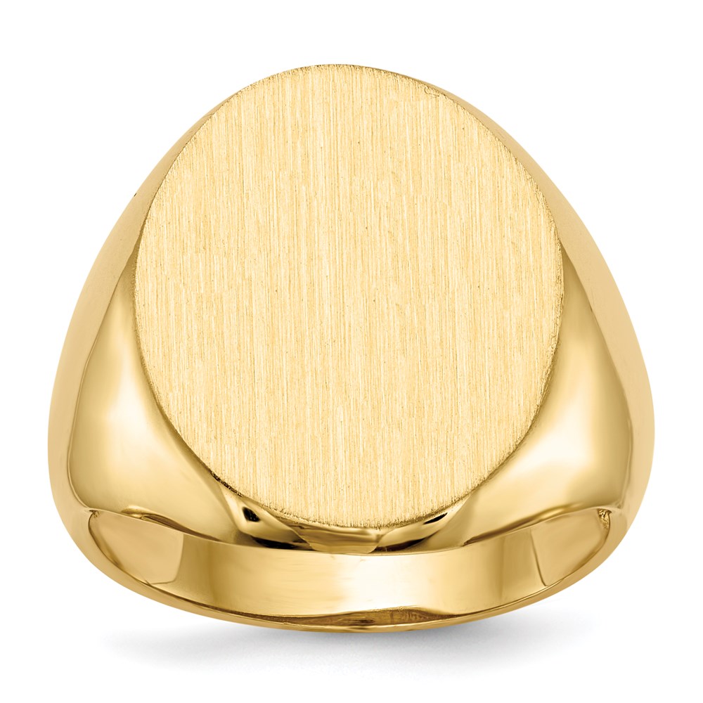 Image of ID 1 10K Yellow Gold Men's Signet Ring