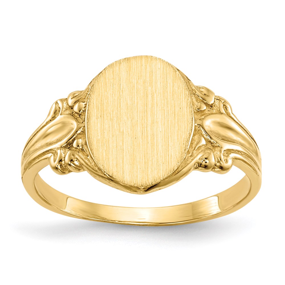 Image of ID 1 10K Yellow Gold Signet Ring