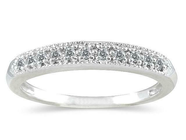 Image of ID 1 1/10 CARAT TW REAL DIAMOND WEDDING BAND IN 10K YELLOW WHITE OR ROSE GOLD
