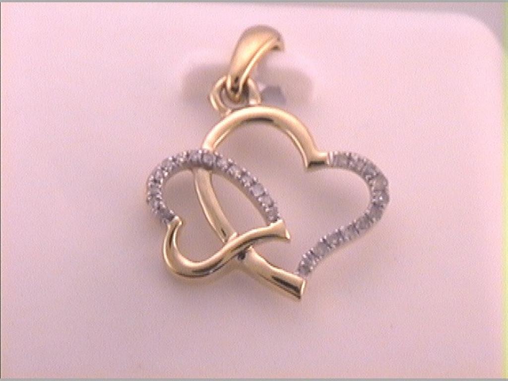 Image of ID 1 1/10CTW-Diamond HEART PENDANT