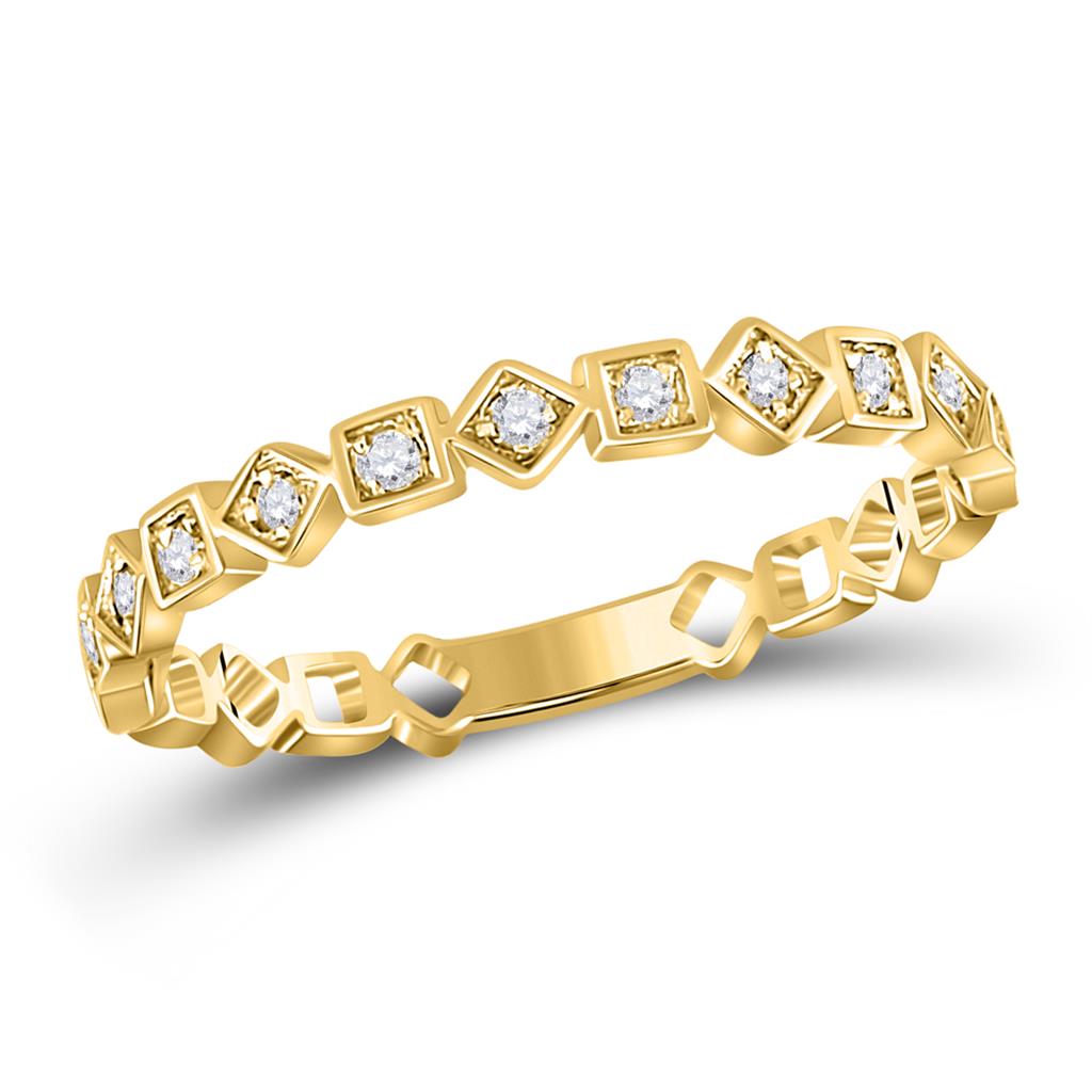 Image of ID 1 1/10CTW-Diamond STACKABLE BAND S9