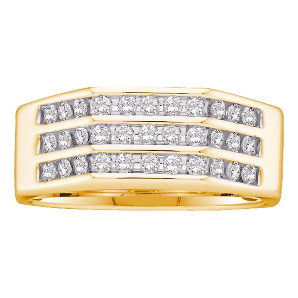 Image of ID 1 1/2CT-Diamond CLUSTER MENS BAND