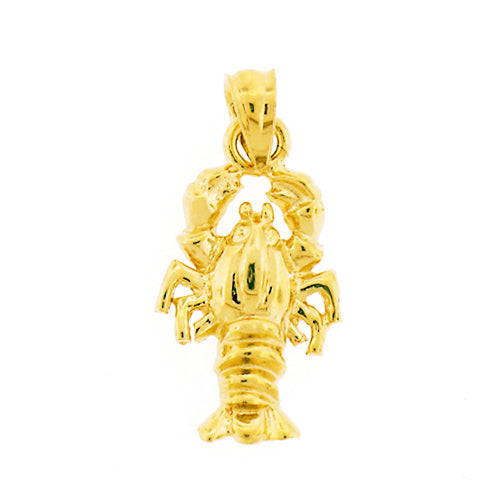 Image of ID 1 14K Gold 15MM Lobster Charm