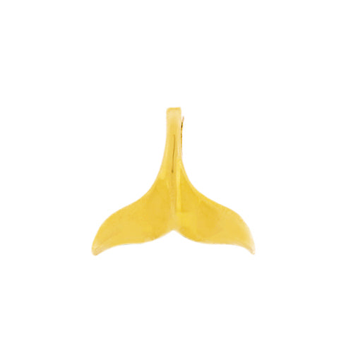 Image of ID 1 14K Gold 15MM Whale Tail Fluke Charm