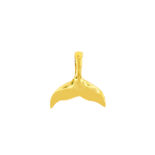 Image of ID 1 14K Gold 18MM Whale Tail Fluke Charm