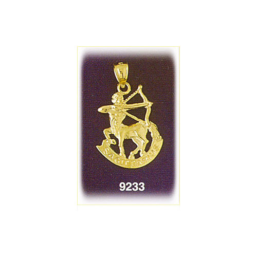 Image of ID 1 14K Gold 3-D Zodiac Sagittarius Charm