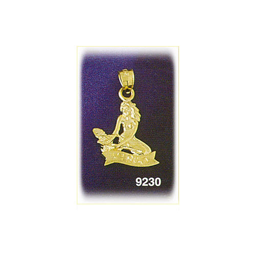 Image of ID 1 14K Gold 3-D Zodiac Virgo Charm
