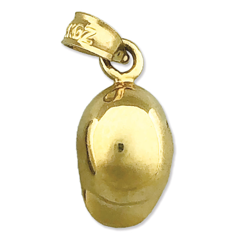 Image of ID 1 14K Gold 3D Baseball Cap Charm