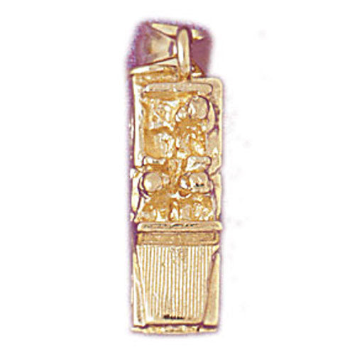 Image of ID 1 14K Gold 3D Convertible Car Charm