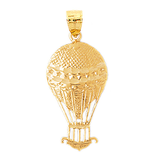 Image of ID 1 14K Gold Air Ballooning Pendant