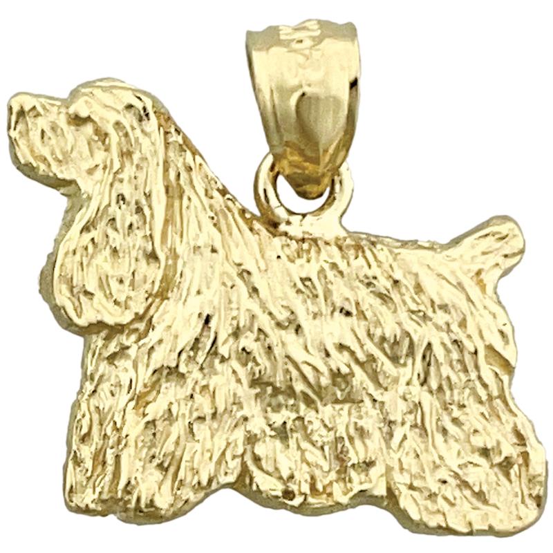 Image of ID 1 14K Gold American Cocker Spaniel Charm