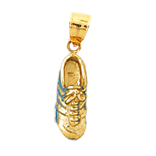 Image of ID 1 14K Gold Athletic Shoe Charm