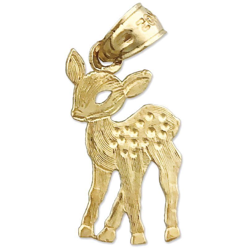 Image of ID 1 14K Gold Bambi Charm