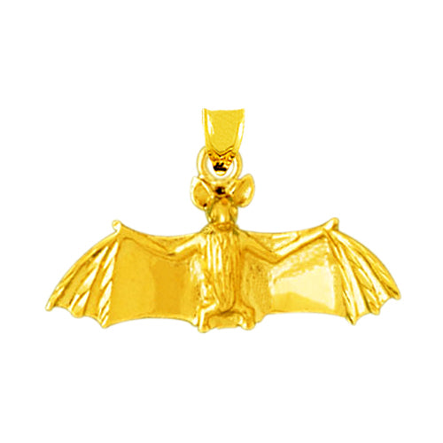 Image of ID 1 14K Gold Bat Pendant