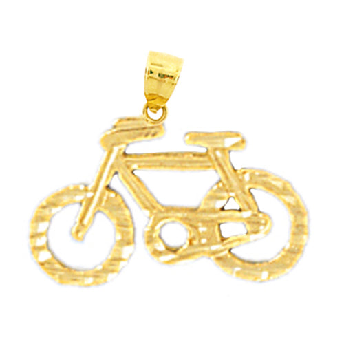 Image of ID 1 14K Gold Bicycle Charm