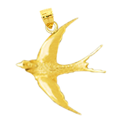 Image of ID 1 14K Gold Bird Pendant