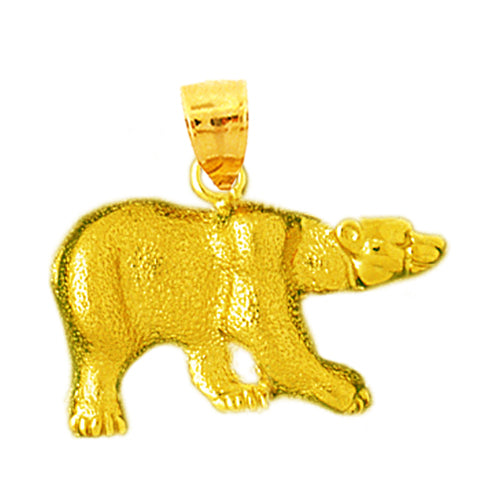 Image of ID 1 14K Gold Black Bear Pendant