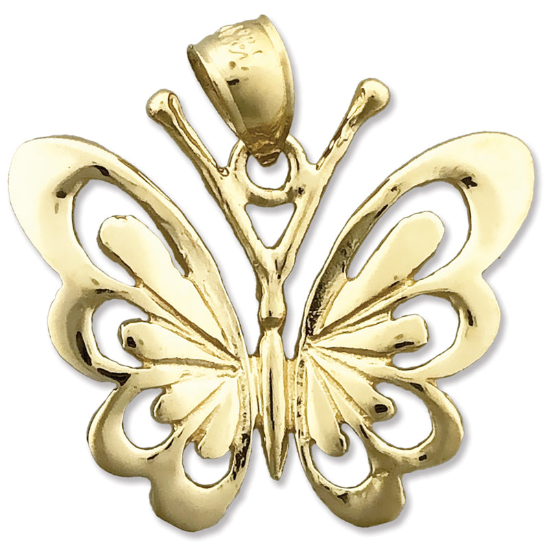 Image of ID 1 14K Gold Butterfly Pendant
