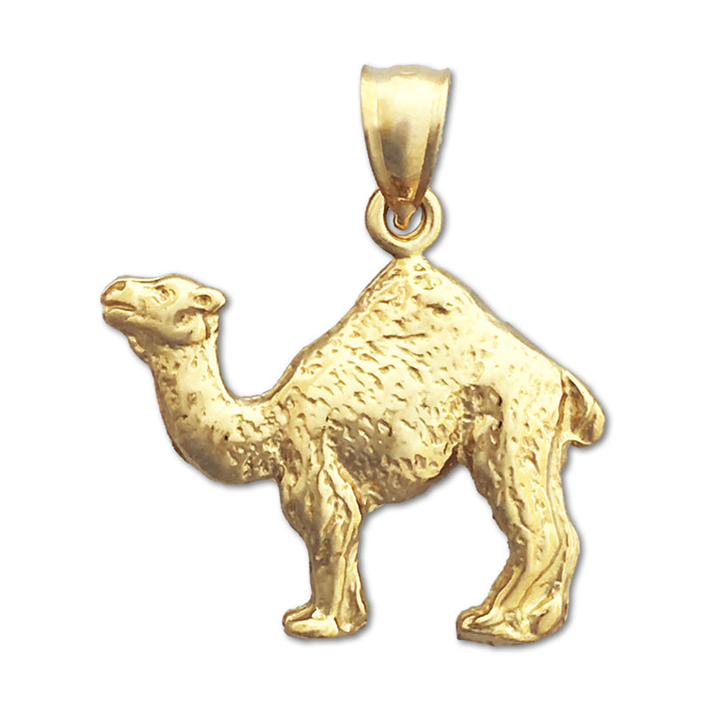 Image of ID 1 14K Gold Camel Pendant