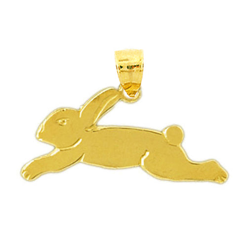 Image of ID 1 14K Gold Cotton Tail Rabbit Pendant