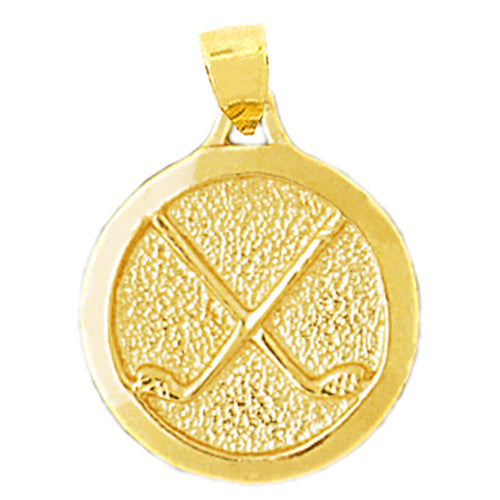 Image of ID 1 14K Gold Crossing Golf Medallion