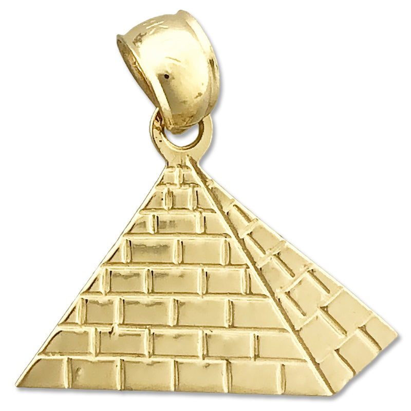 Image of ID 1 14K Gold Egyptian Pyramid Charm