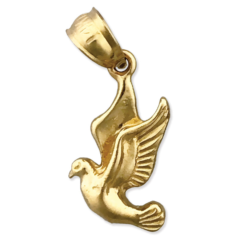 Image of ID 1 14K Gold Flying Dove Charm