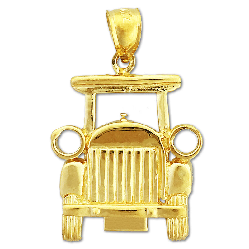 Image of ID 1 14K Gold Ford Model T Car Pendant