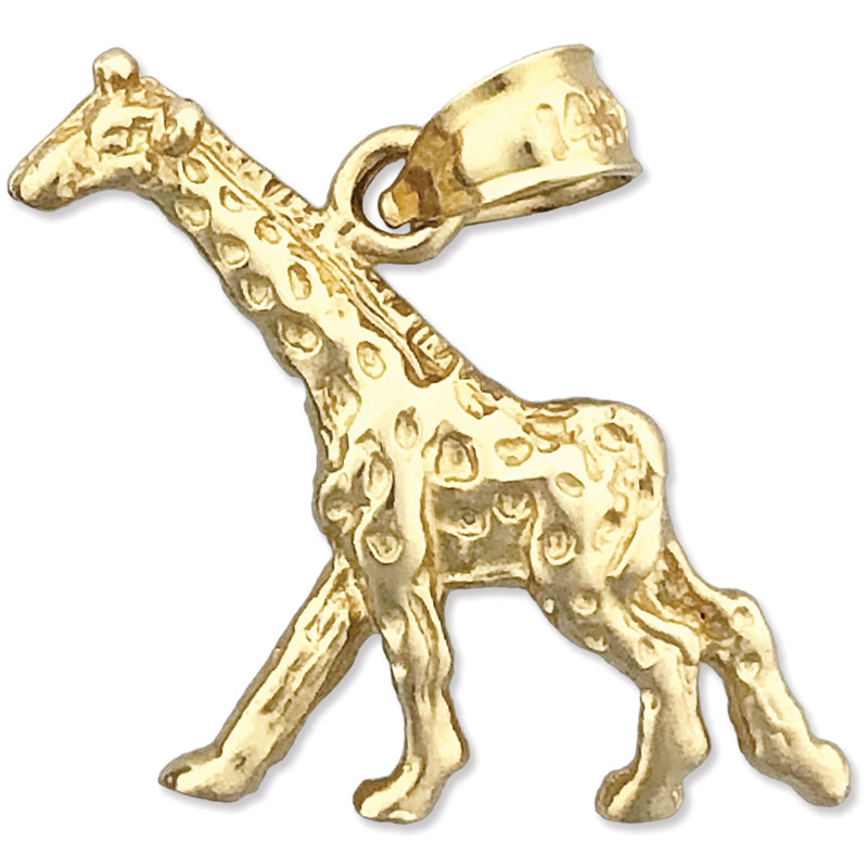 Image of ID 1 14K Gold Giraffe Charm