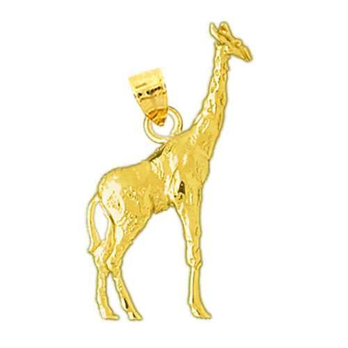 Image of ID 1 14K Gold Giraffe Pendant