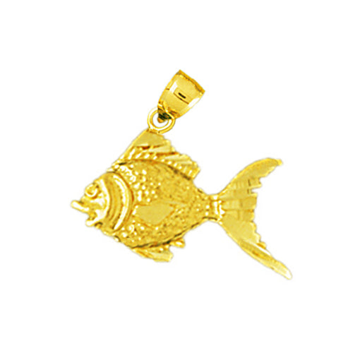 Image of ID 1 14K Gold Goldfish Charm