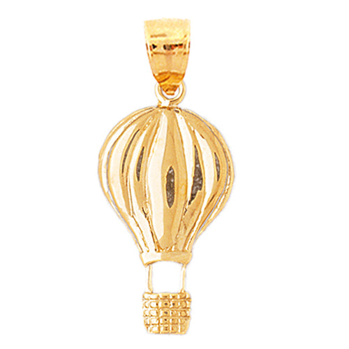 Image of ID 1 14K Gold Hot Air Ballooning Pendant