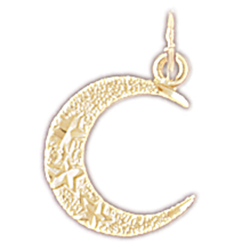Image of ID 1 14K Gold Islamic Crescent Moon Charm