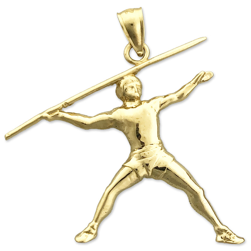 Image of ID 1 14K Gold Javelin Pendant