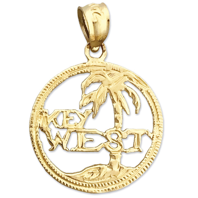 Image of ID 1 14K Gold Key West Island Charm